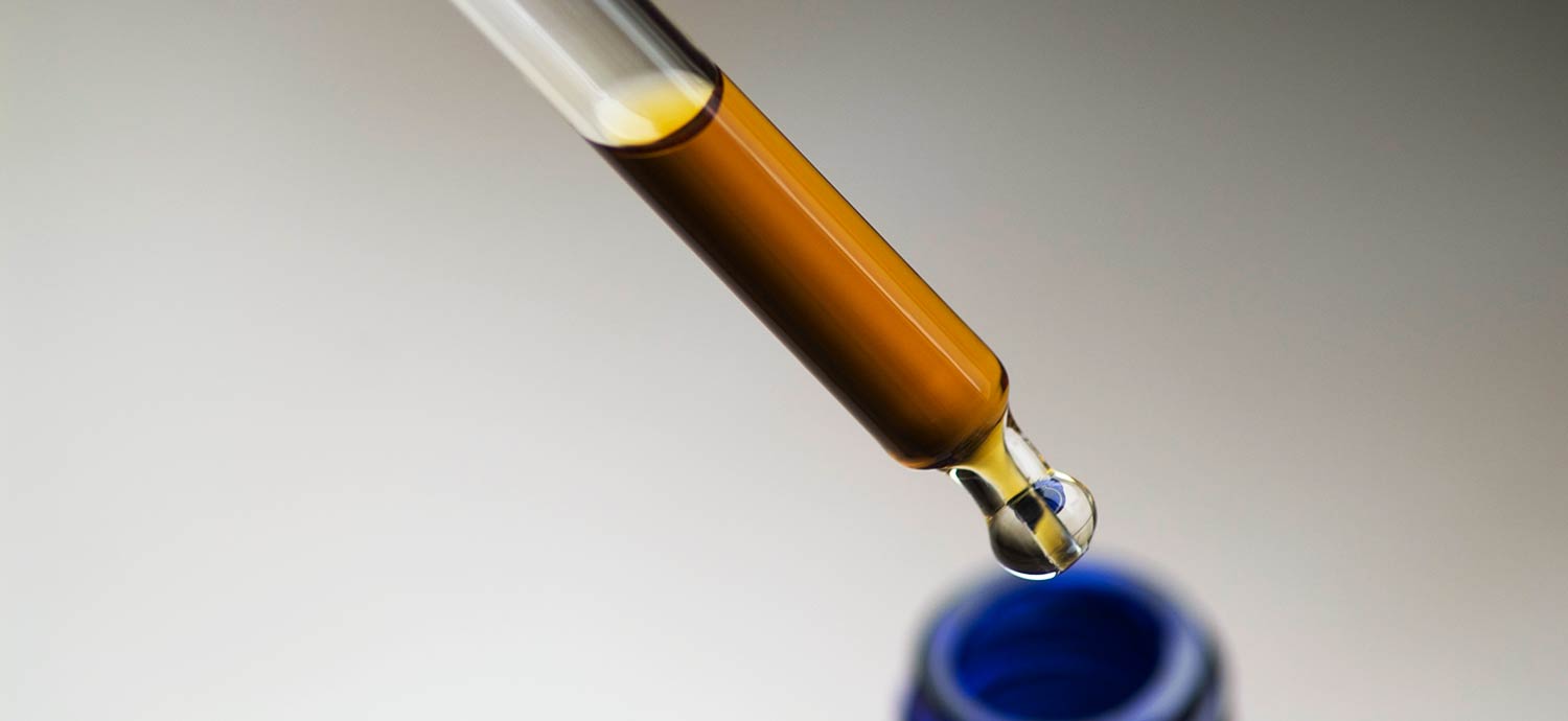 Passionsfruchtsamenextrakt in der Pipette
