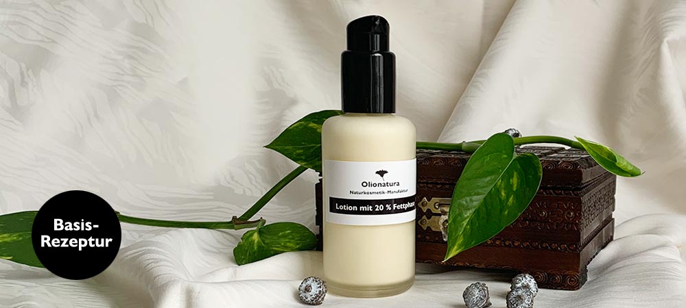 Klassische Lotion mit 20 % Fettphase (Basisrezeptur von Olionatura.de)
