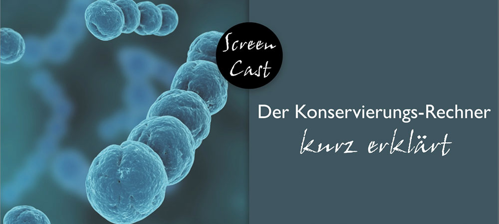 Screencast »Konservierungs-Rechner kurz erklärt«